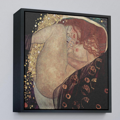 Çerçeveli Gustav Klimt Danae Tablosu-8340
