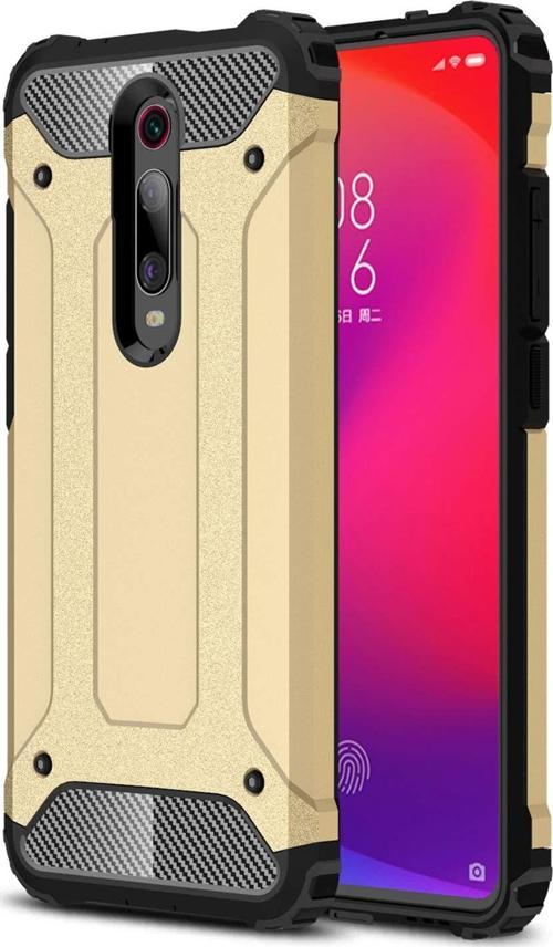 Xiaomi Mi 9T Kılıf Rugged Armor Gold