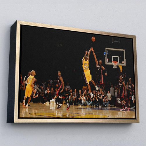 Çerçeveli Los Angeles Lakers Kanvas Tablo / Black Mamba-5157