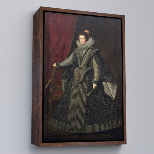 Çerçeveli Bourbonlu Isabella Kral Philip Iv'Ün İlk Kraliçesi Tablo-7334