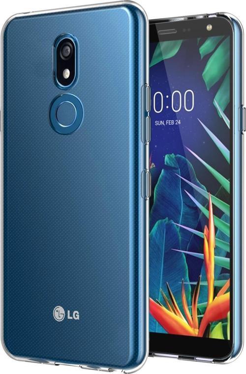 LG K40 Kılıf Transparent Soft Beyaz