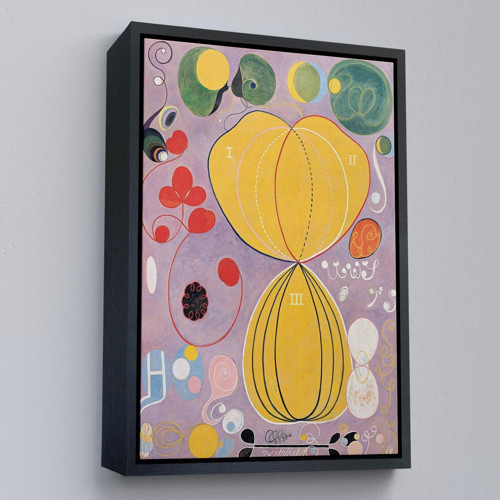 Çerçeveli Hilma Af Klint - Renkli Soyut Tablo-7315