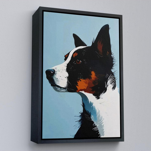 Çerçeveli Sevimli Köpek Tablosu-7635