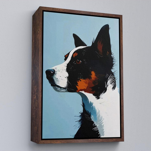 Çerçeveli Sevimli Köpek Tablosu-7635