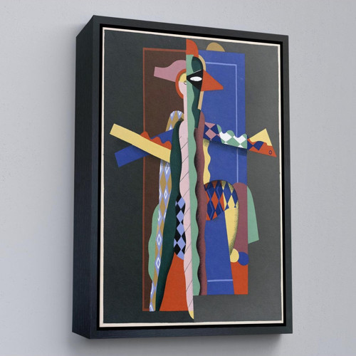 Çerçeveli Georges Valmier - Soyut Sanat Tablosu-7308