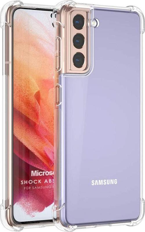 Samsung Galaxy S21 Kılıf Shock Absorbing Şeffaf