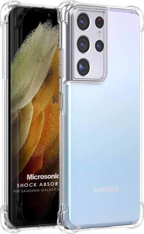 Samsung Galaxy S21 Ultra Kılıf Shock Absorbing Şeffaf