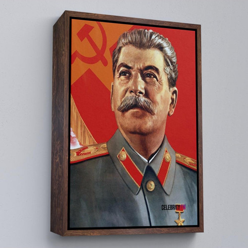 Çerçeveli Joseph Stalin Rusya Ve Sovyetler Birliği Sscb Tablo-7683