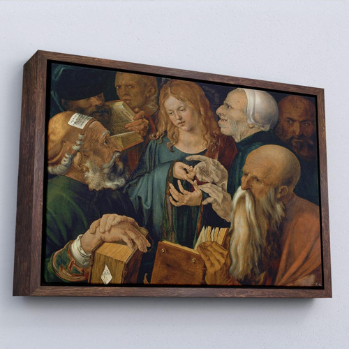 Çerçeveli Albrecht Dürer - Doktorlar Arasında İsa Tablosu --7255
