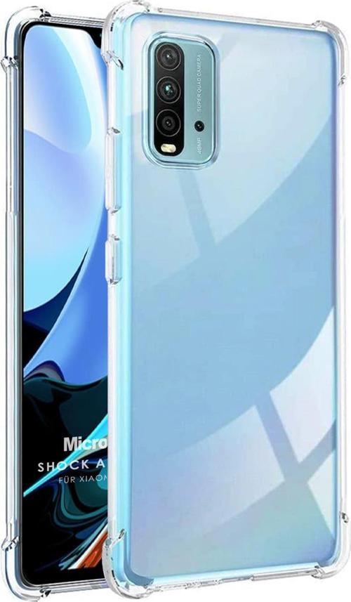 Xiaomi Redmi 9T Kılıf Shock Absorbing Şeffaf