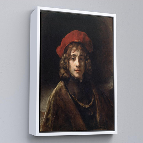 Çerçeveli Rembrandt - Sanatçının Oğlu Titus Tablo -Titus, The Artist'S Son-7438