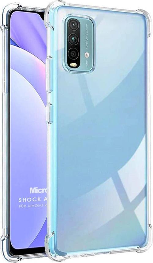 Xiaomi Redmi Note 9 4G Kılıf Shock Absorbing Şeffaf