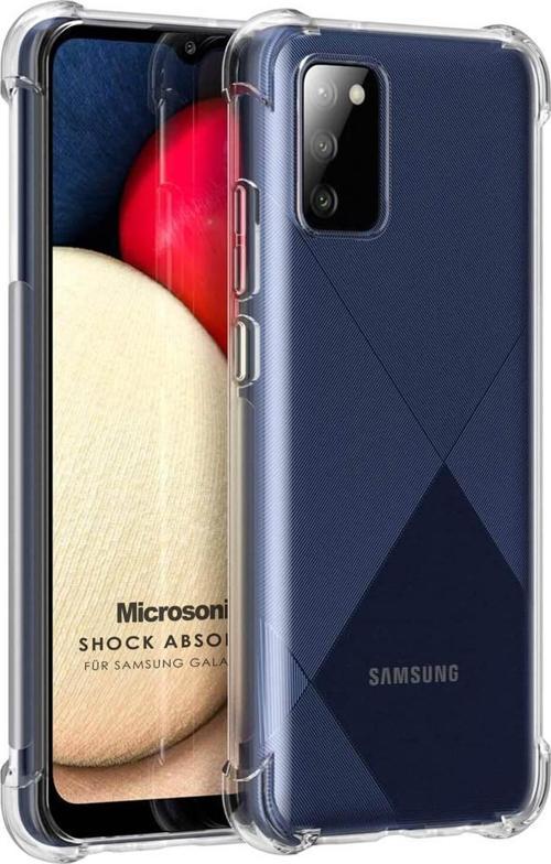 Samsung Galaxy A02s Kılıf Shock Absorbing Şeffaf