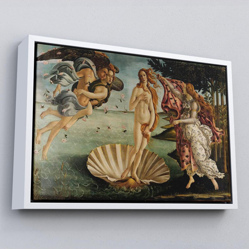 Çerçeveli Sandro Botticelli'Nin Venüs'Ün Doğuşu İsimli Eseri-5163