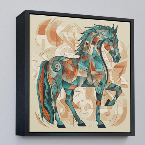 Çerçeveli Picasso Tarzı Renkli Tablosu-8301