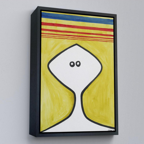 Çerçeveli Alexander Calder - Soyut Kafa Tablosu - Head-7321