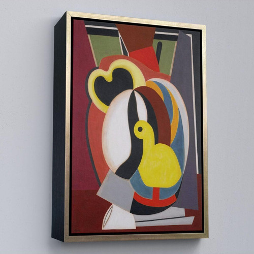 Çerçeveli Auguste Herbin - Soyut Sanat Kompozisyon Tablosu-8102