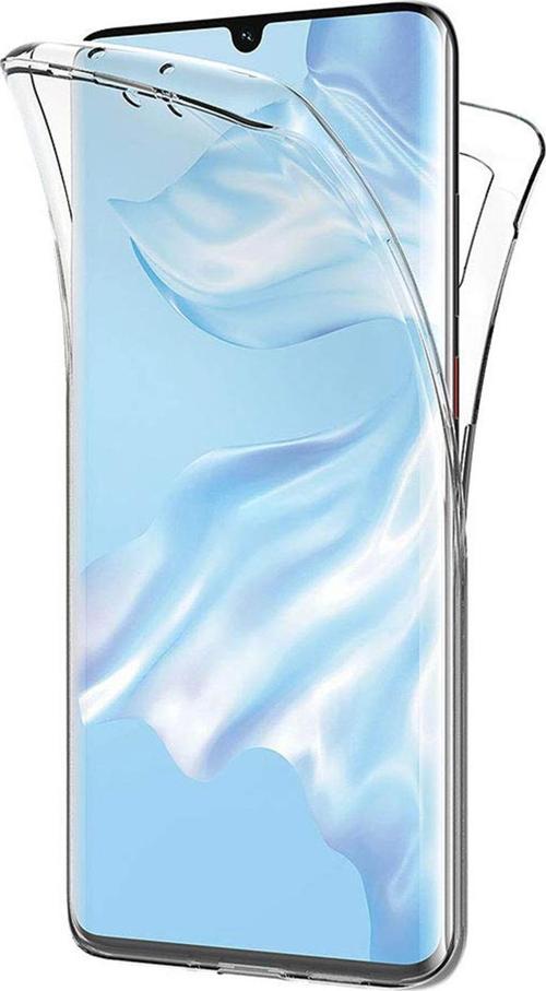 Huawei P30 Pro Kılıf 6 tarafı tam full koruma 360 Clear Soft Şeffaf