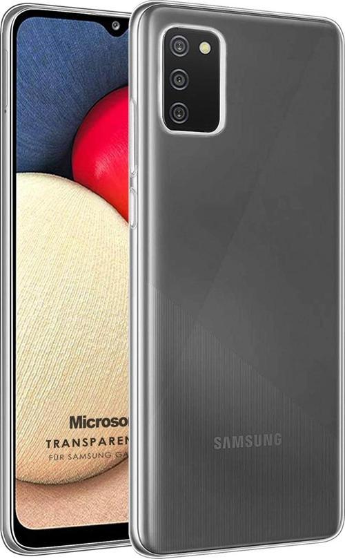 Samsung Galaxy A02s Kılıf Transparent Soft Beyaz