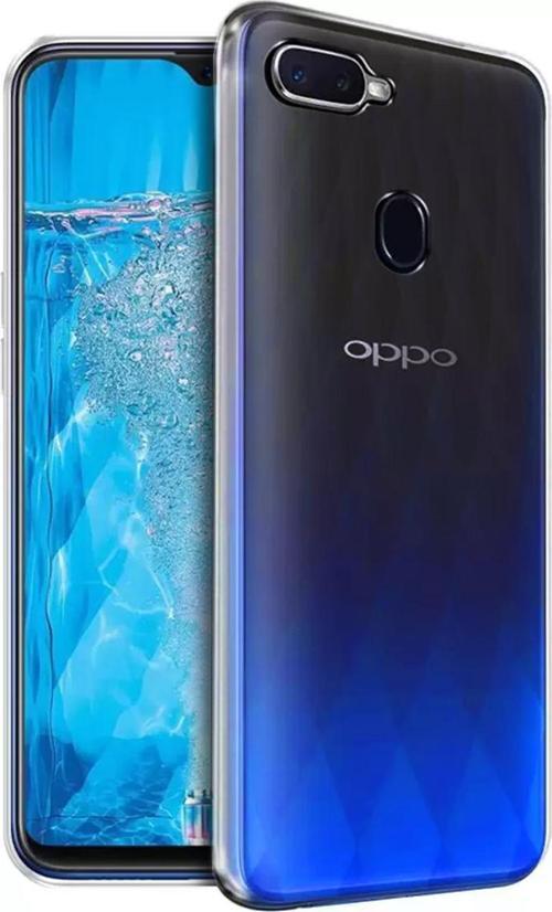 Oppo AX7 Kılıf Transparent Soft Beyaz