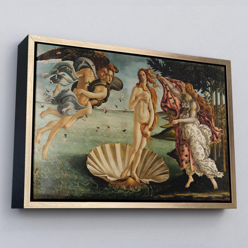 Çerçeveli Sandro Botticelli'Nin Venüs'Ün Doğuşu İsimli Eseri-5163
