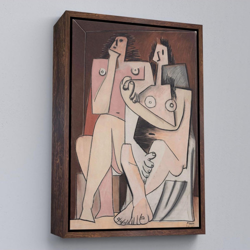 Çerçeveli Pablo Picasso - Adam Ve Kadın Soyut Tablosu - Homme Et Femme-7329