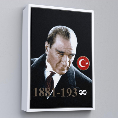 Çerçeveli Mustafa Kemal Atatürk Duvar Tablosu -6446