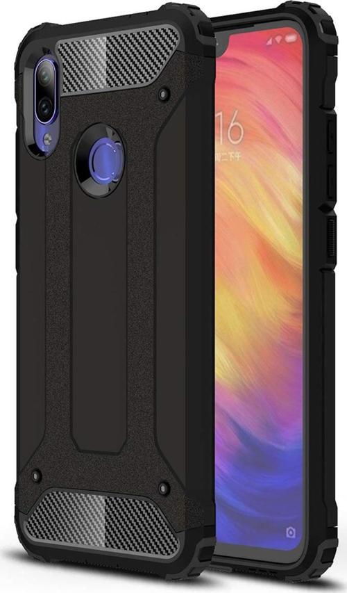 Xiaomi Redmi Note 7 Pro Kılıf Rugged Armor Siyah