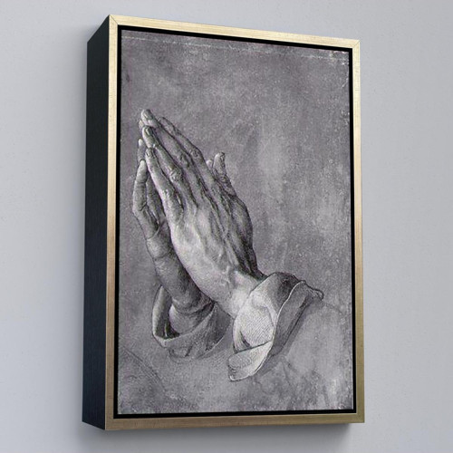 Çerçeveli Dua Eden Eller Tablosu, Albrecht Dürer Praying Hands-6342