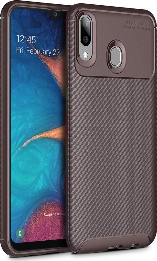 Samsung Galaxy A20 Kılıf Legion Series Kahverengi