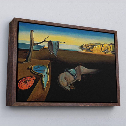 Çerçeveli Salvador Dali - The Persistence Of Memory Tablosu-5168