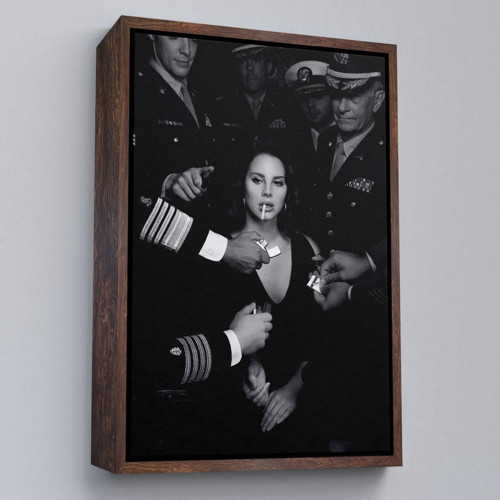Çerçeveli Lana Del Rey Dekoratif Duvar Tablosu-6372