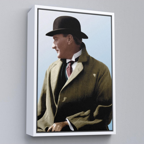 Çerçeveli Atatürk Dekoratif Duvar Tablosu-6464