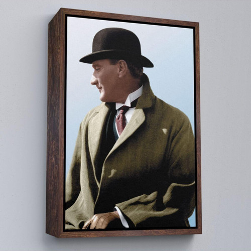 Çerçeveli Atatürk Dekoratif Duvar Tablosu-6464