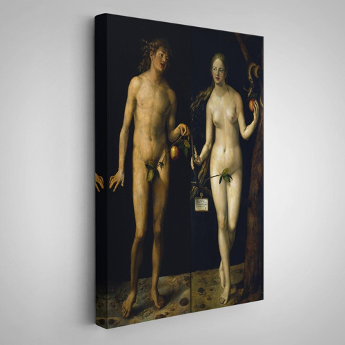 Çerçeveli Albrecht Dürer - Adem İle Havva Tablo - Adam And Eve-8053