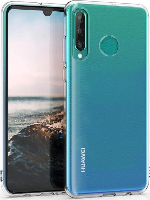 Huawei P30 Lite Kılıf Transparent Soft Beyaz