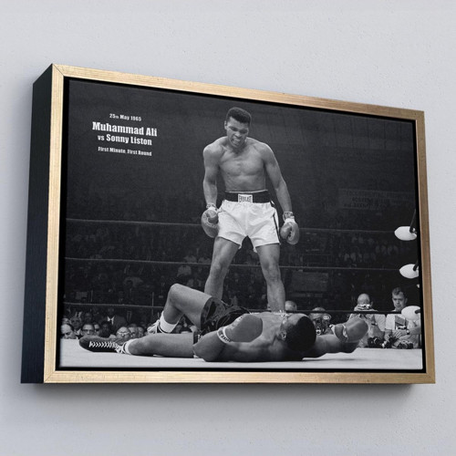 Çerçeveli Muhammet Ali Kanvas Tablo-5035