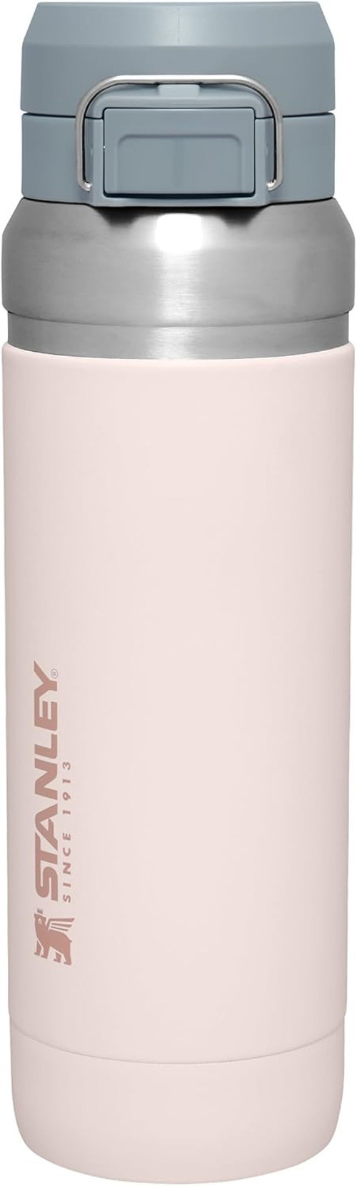Go Quick Flip Paslanmaz Çelik Termos, Pembe Kuvars (Rose Quartz), 1.06 Litre