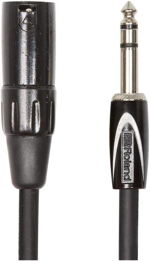Siyah Serisi Ara Bağlantı Kablosu, 1/4 İnç Trs - Xlr (Erkek), 5-Fit