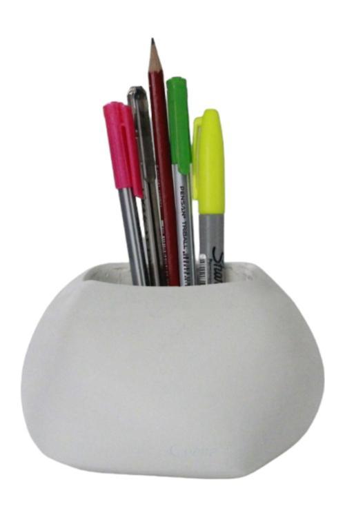 Kalemlik Beyaz Renk Masa Kalemliği Organizer Kalemlik Model 22