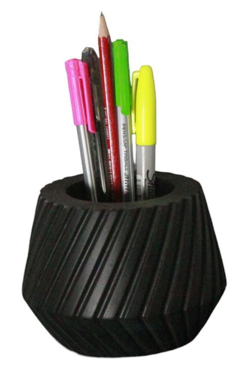 Kalemlik Siyah Renk Masa Kalemliği Organizer Kalemlik Model 21