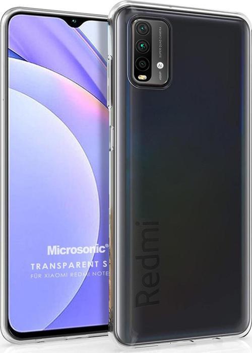 Xiaomi Redmi Note 9 4G Kılıf Transparent Soft Beyaz