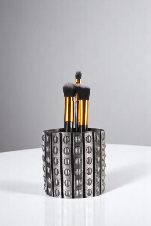Makyaj Organizeri Makyaj Fırçalığı Makyaj Organizer Düzenleyici Siyah Renk Model 91