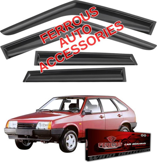 Lada Samara Ferrous Cam Rüzgarlığı 4lü Set