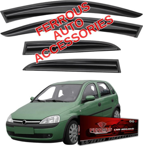 Opel Corsa C Ferrous Cam Rüzgarlığı 4lü 2001 2006