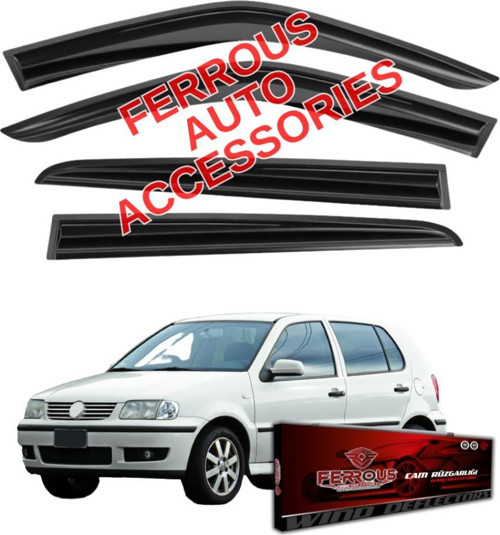 Volkswagen Polo HB Ferrous Cam Rüzgarlığı 4lü 1995 2002