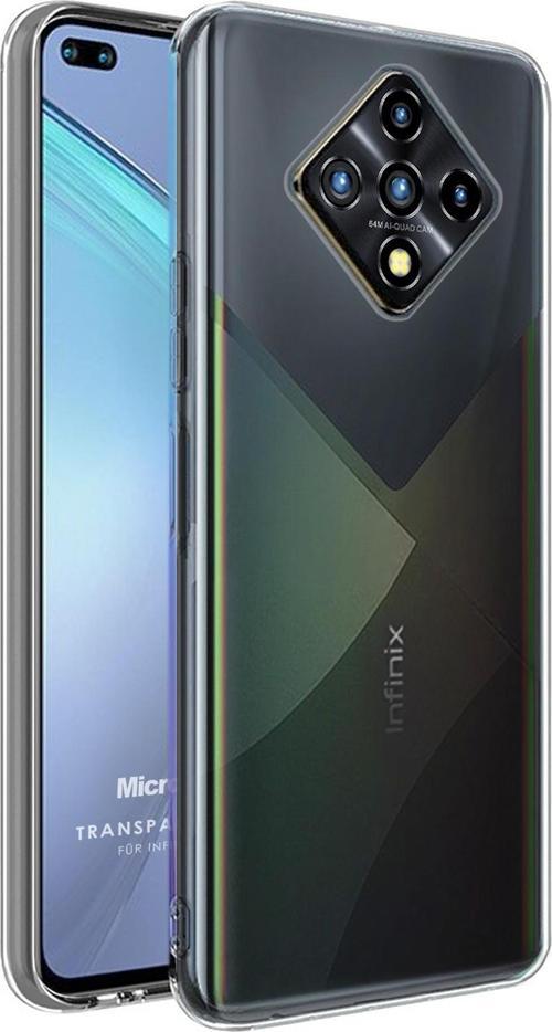 Infinix Zero 8 Kılıf Transparent Soft Beyaz