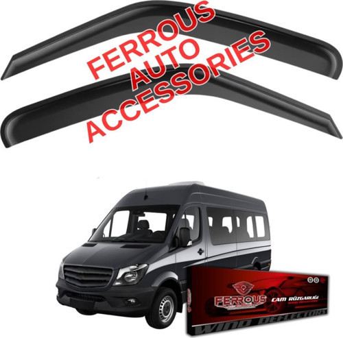 Mercedes Sprinter W906 Fitil Üstü Ferrous Cam Rüzgarlığı 2li 2007 2019
