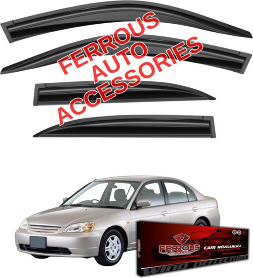 Honda Civic Ferrous Cam Rüzgarlığı 4lü Set 2001 2006