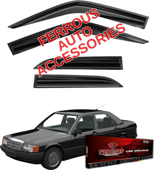 Mercedes 190E 190D W201 Ferrous Cam Rüzgarlığı 4lü 1983 1993